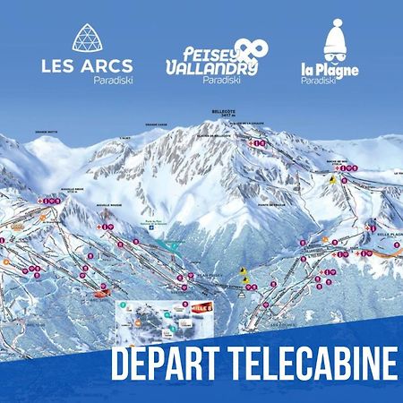 Elegant Et Moderne Avec Vue Montagne Au Coeur De Paradiski - Garage - 8Pers - 90M2 - Sabaudinha La Plagne Exterior foto