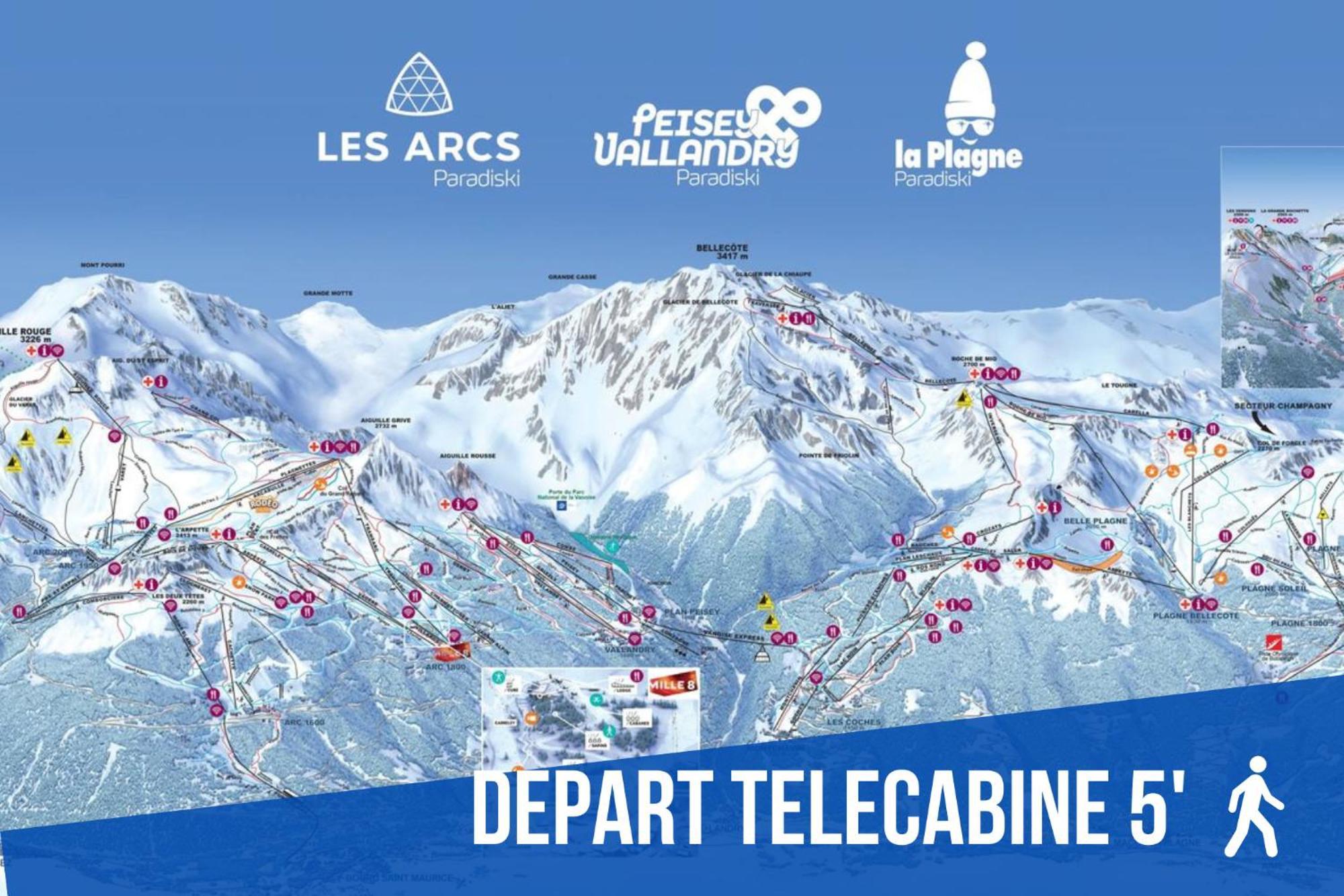 Elegant Et Moderne Avec Vue Montagne Au Coeur De Paradiski - Garage - 8Pers - 90M2 - Sabaudinha La Plagne Exterior foto